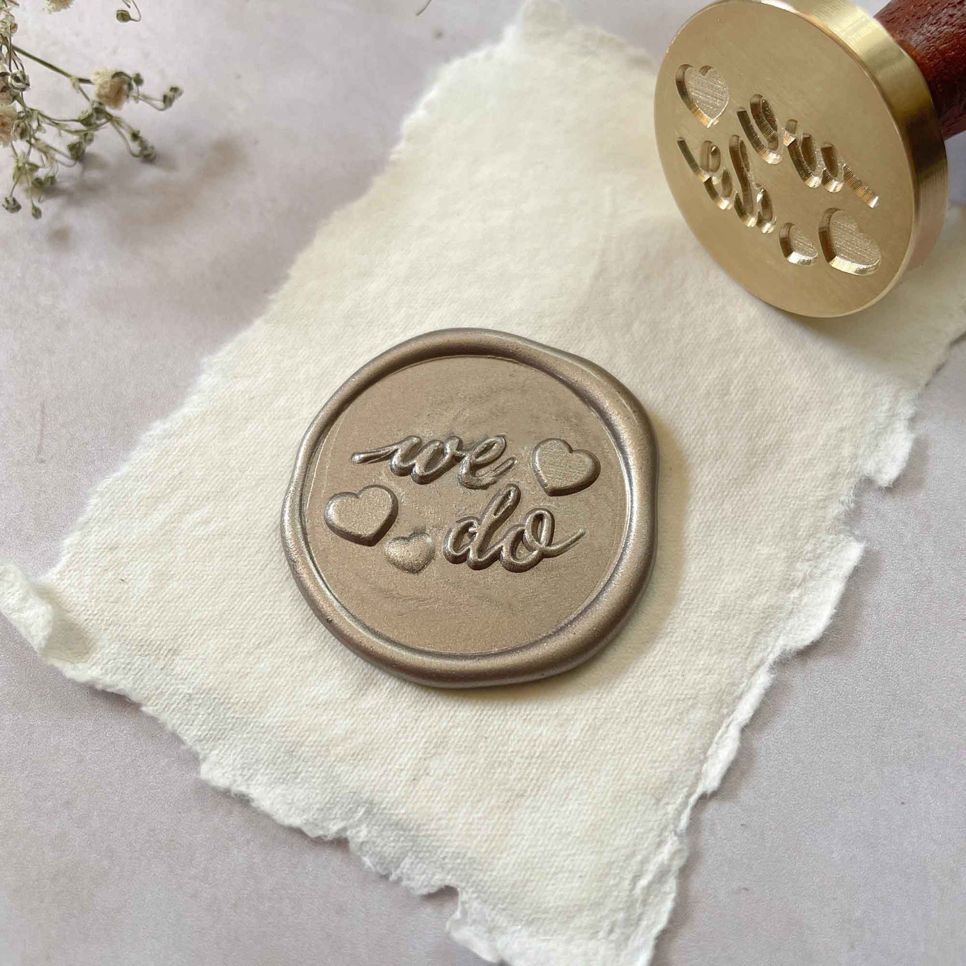 We Do - Large Wax Stamp  ImagineDIY   