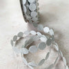 Perluxe Sparkle Dots Ribbon - White  ImagineDIY 12mm 1 Meter 