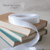 White Satin Ribbon  ImagineDIY 16mm 1 Meter 