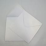 155x155mm Envelope in Pearlised White  ImagineDIY   