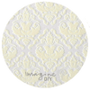Amelia Flocked Paper Cream  ImagineDIY   