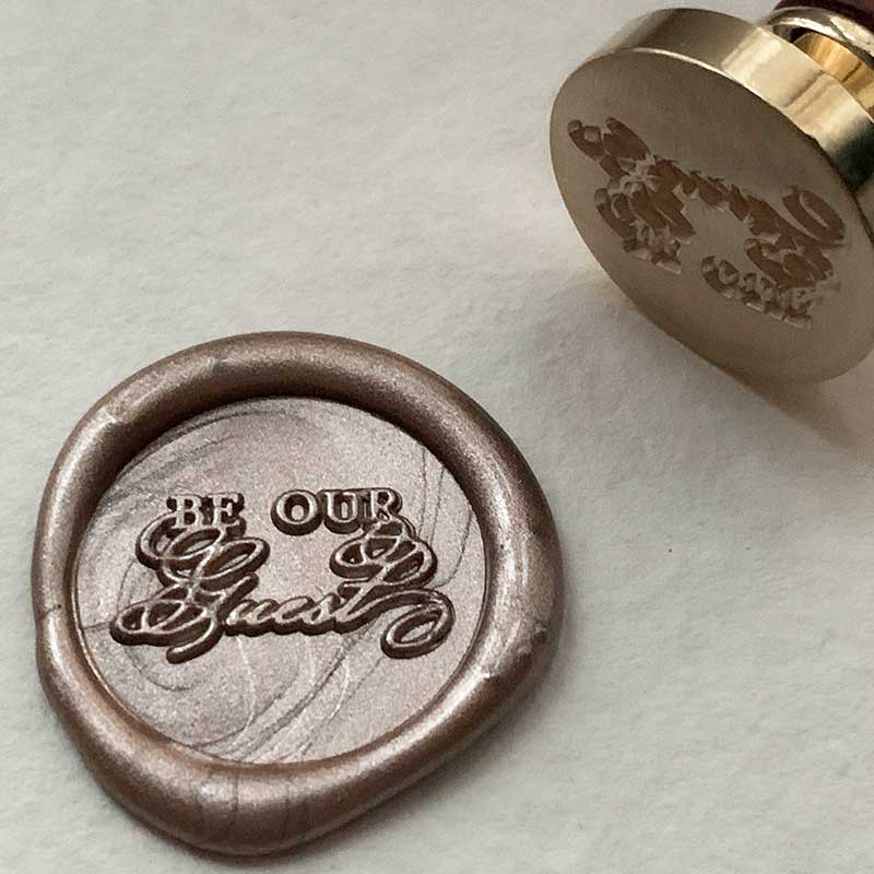 Be Our Guest Wax Seal Imagine DIY