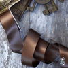 Black Coffee Satin Ribbon  ImagineDIY 38mm 1 Meter 