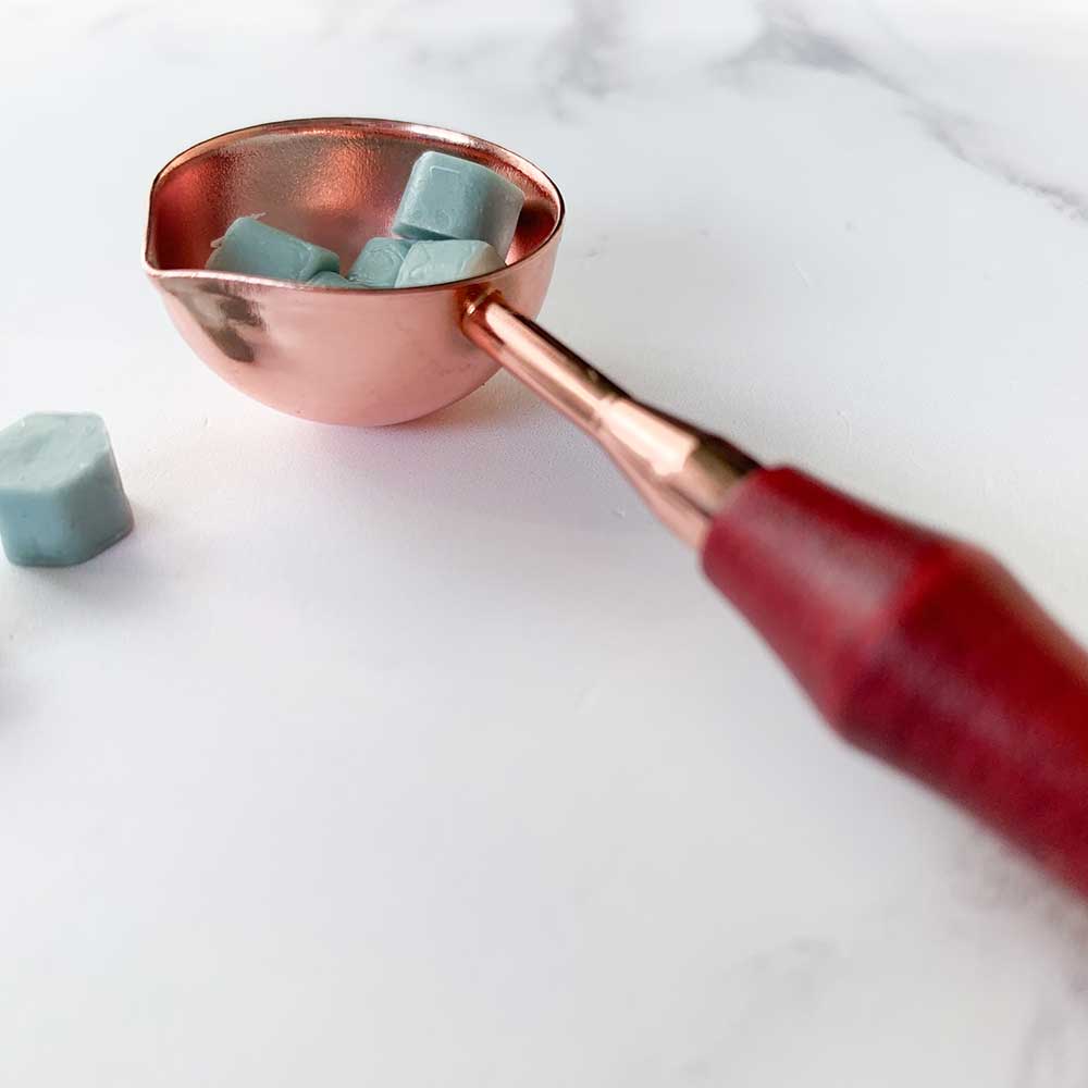Copper-sealing-wax-spoon-melting-spoon
