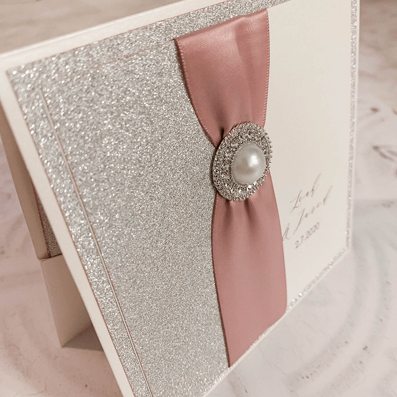 DIY_blush_pink_and_silver_wedding_invitation