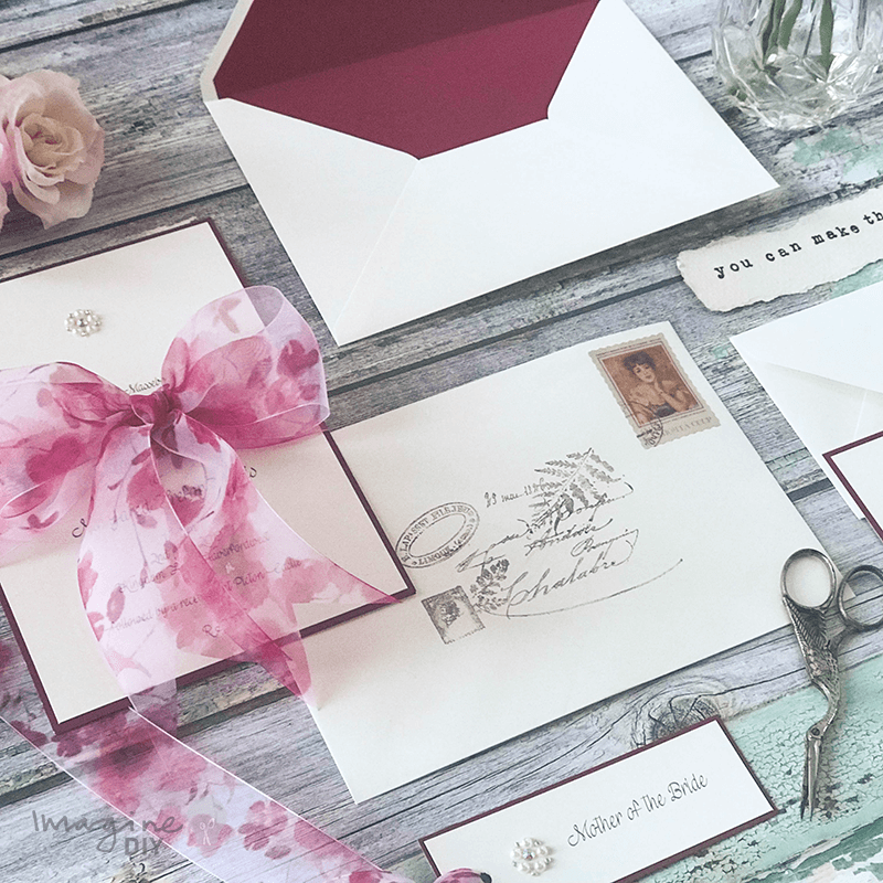 DIY_weddin_stationery_in_rapsberry_red_and_white_bellefleur