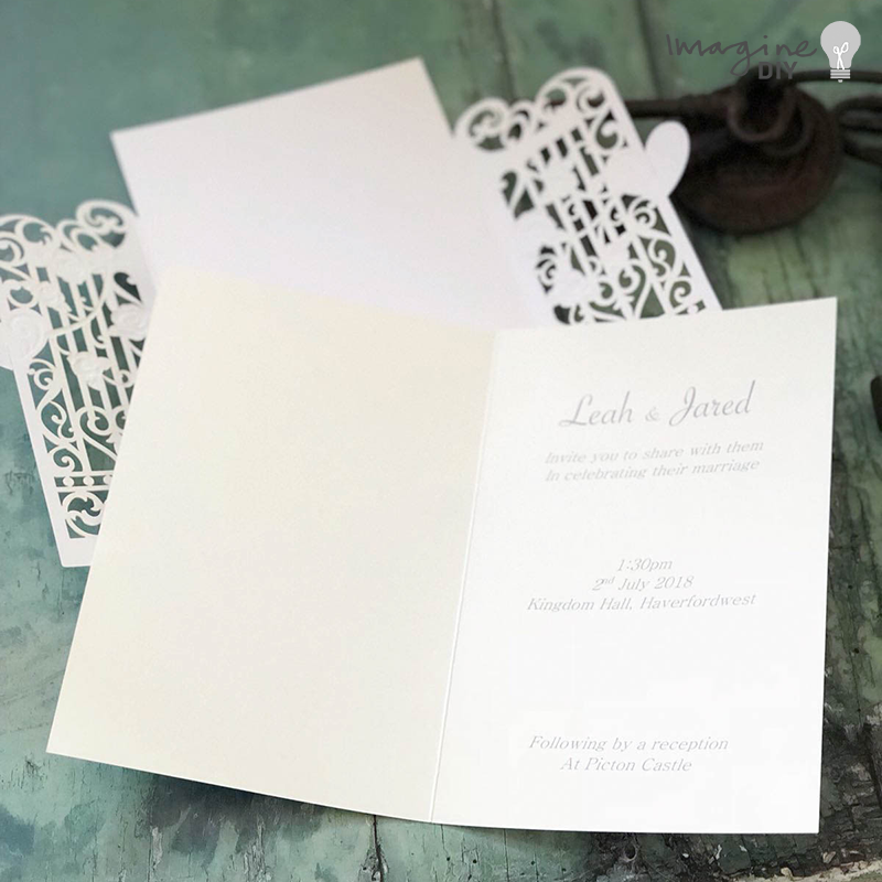 Embossed_gate_laser_cut_invitation_blank_diy_with_insert