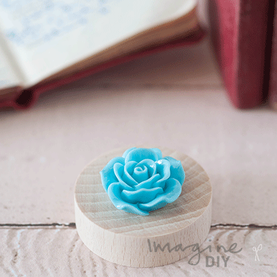 English_rose_blue_large_resin_flower_diy_wedding_stationery_supplies