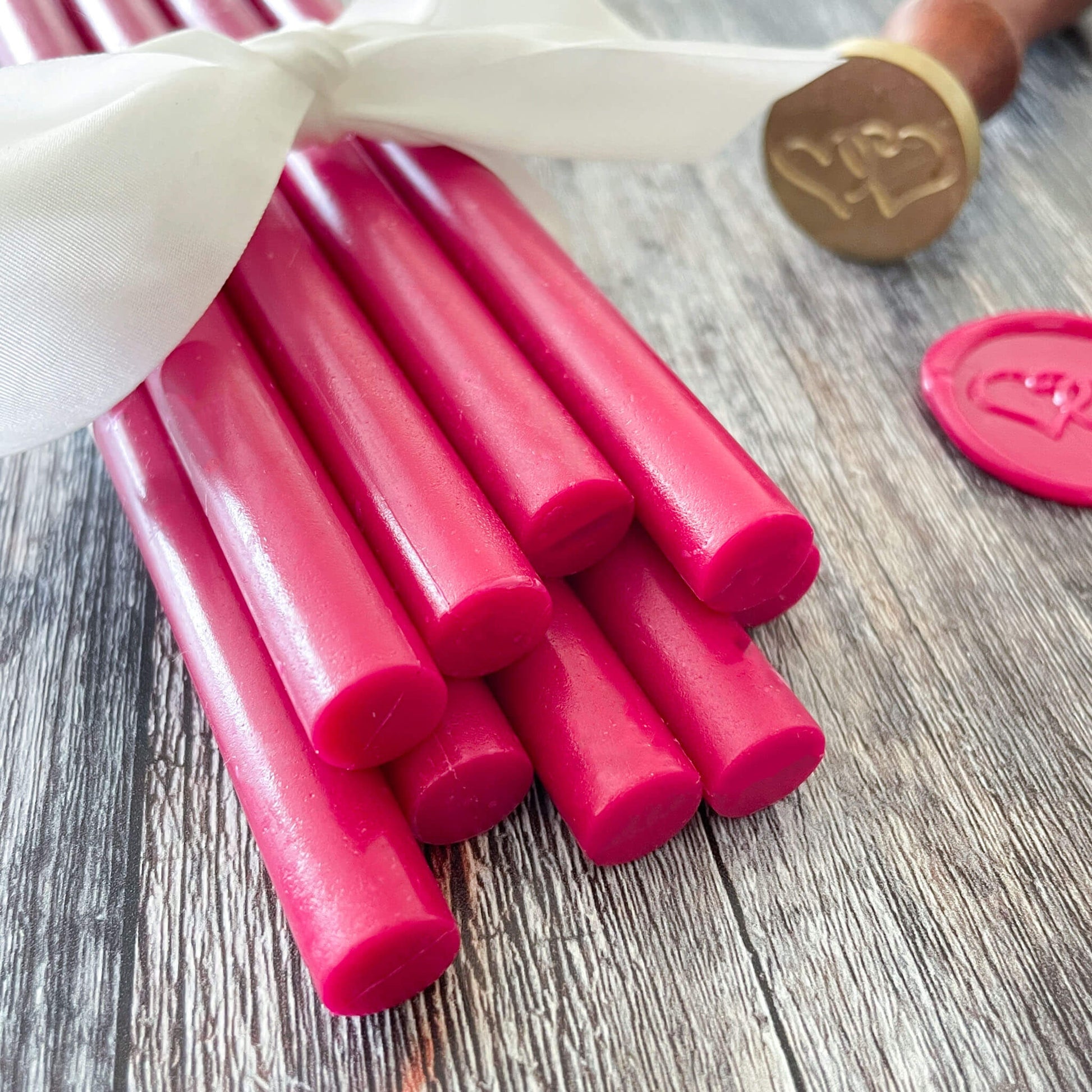 11mm Sealing Wax Stick - Raspberry  ImagineDIY   