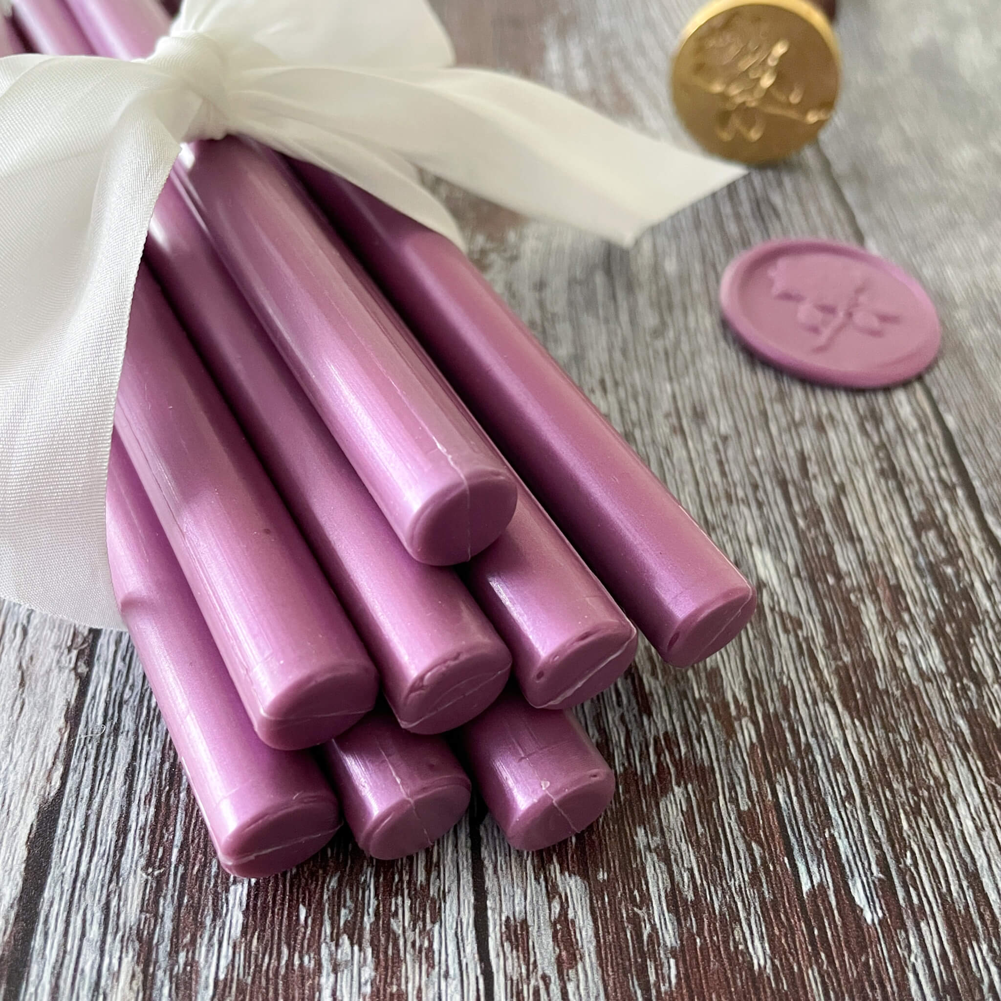 Sealing Wax Vintage Purple 11mm Wax Seal Sticks Eco Friendly