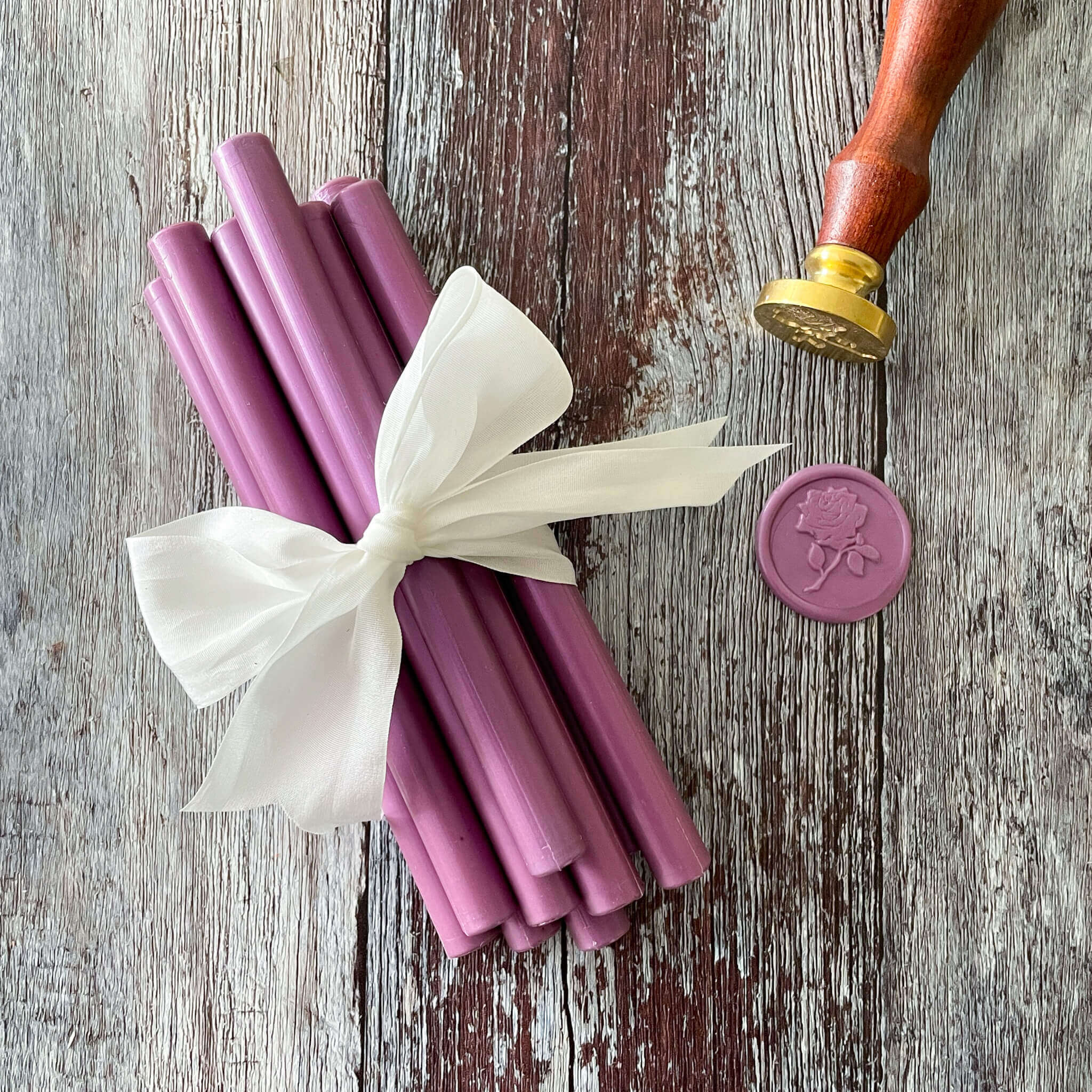 Sealing Wax Vintage Purple 11mm Wax Seal Sticks Eco Friendly