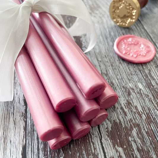 11mm Sealing Wax Stick - Dusky Pink  ImagineDIY   
