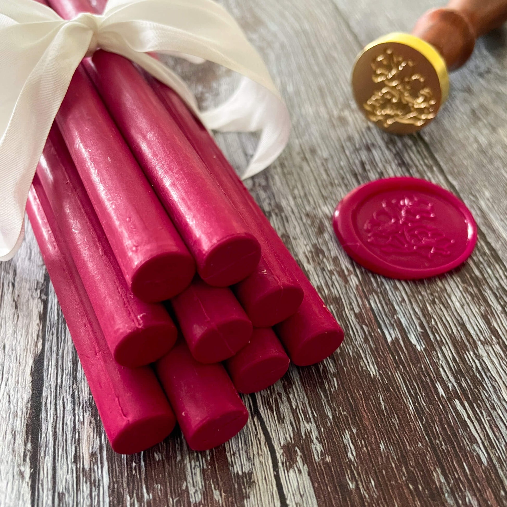 11mm Sealing Wax Stick - Ruby Red  ImagineDIY   