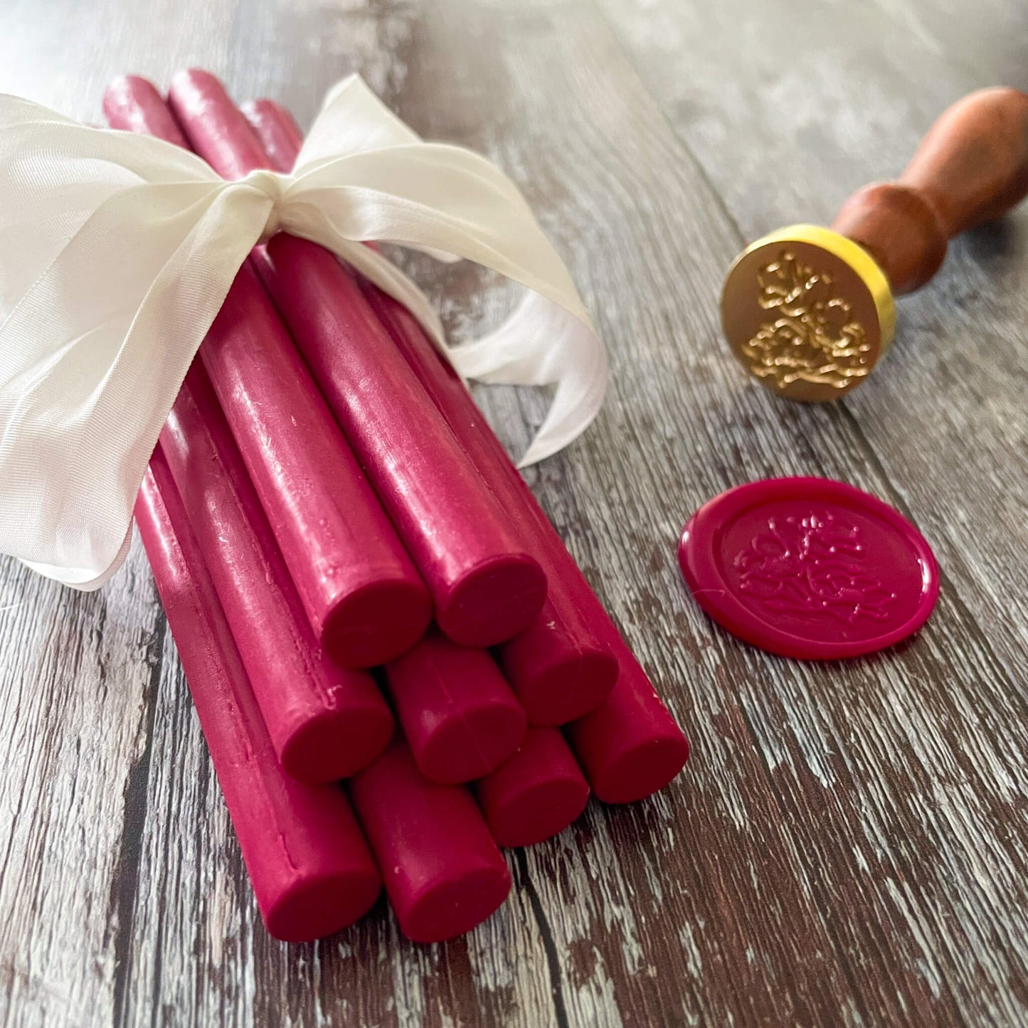 11mm Sealing Wax Stick - Ruby Red  ImagineDIY   