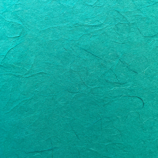 Teal Eco Friendly Mulberry Silk Paper - 70cm x 50cm  ImagineDIY   