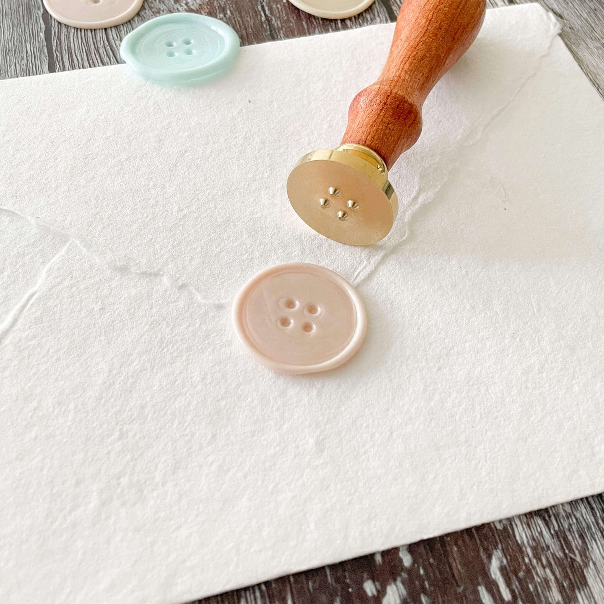 Cute as a Button - Wax Seal  ImagineDIY   