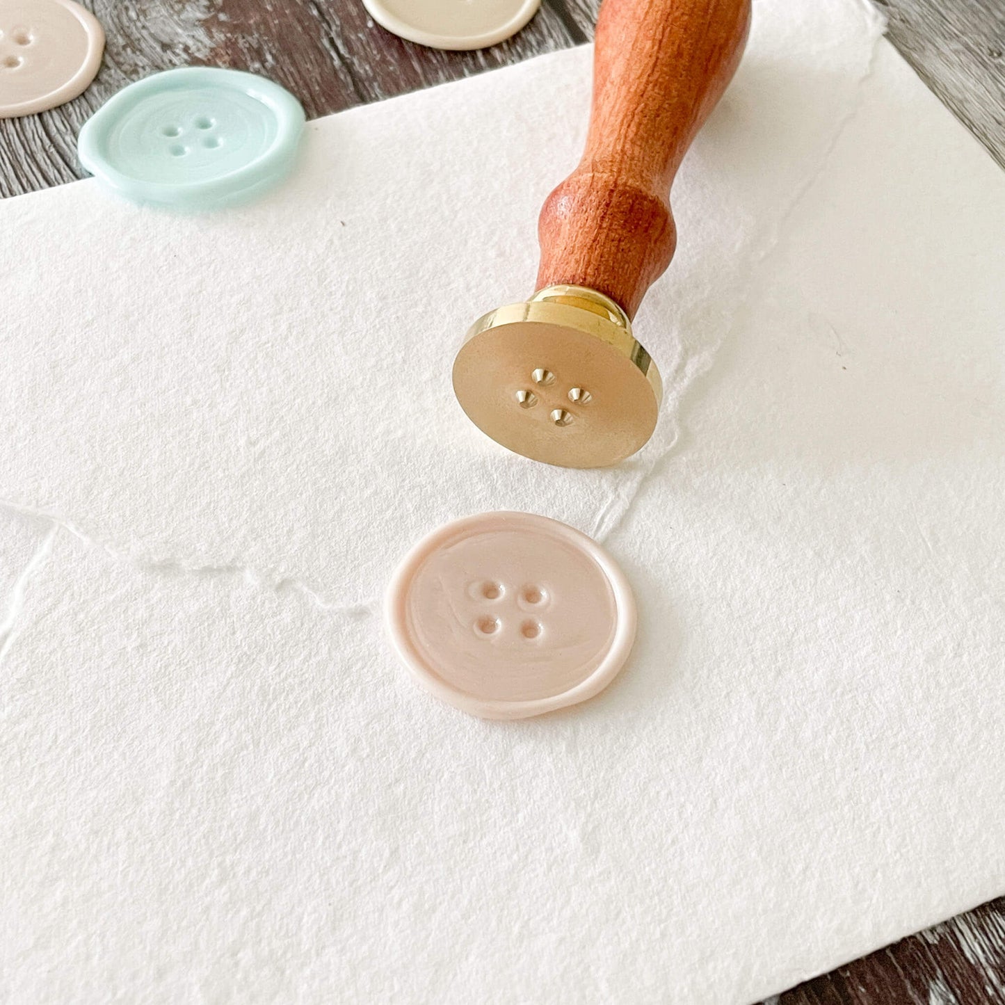 Cute as a Button - Wax Seal  ImagineDIY   