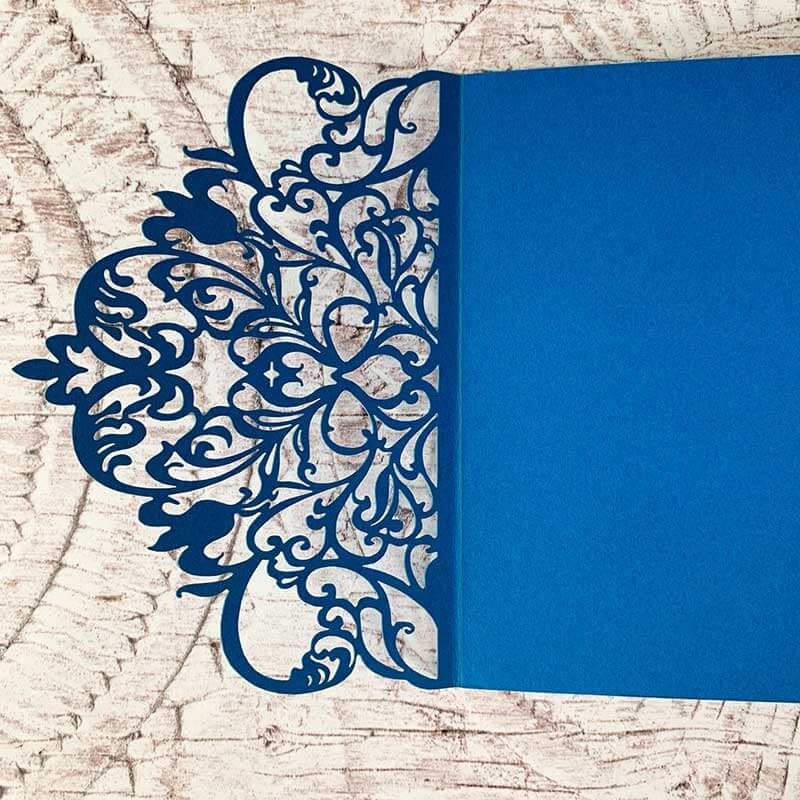 Kingfisher-blue-laser-cut-invitation-blank