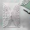 Lavish Laser Cut Invitation - White  ImagineDIY   