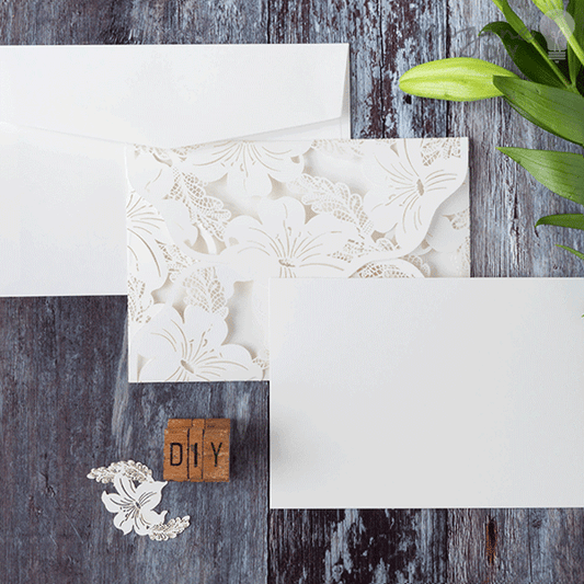 Luxury Matt Off-White Envelope - 19.5 x 13.5cm  ImagineDIY   