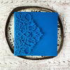 Wisteria Laser Cut Pocket fold Wedding Invitation in Royal Blue  ImagineDIY   