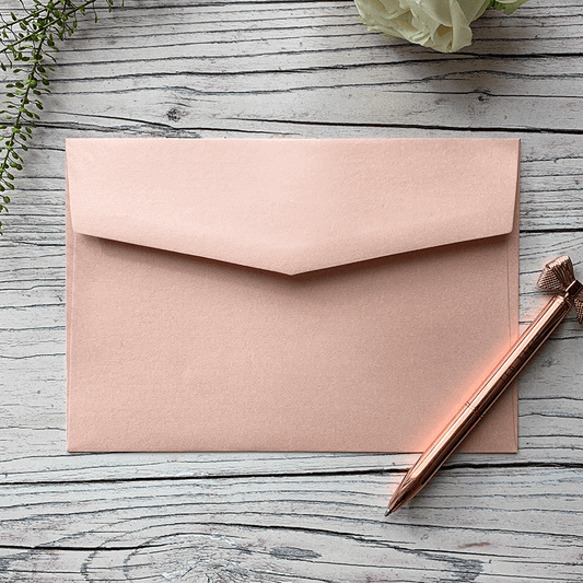 Luxury Blush Pink Envelope - 19.5cm x 13.5cm  ImagineDIY   