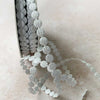 Perluxe Sparkle Dots Ribbon - White  ImagineDIY 6mm 1 Meter 
