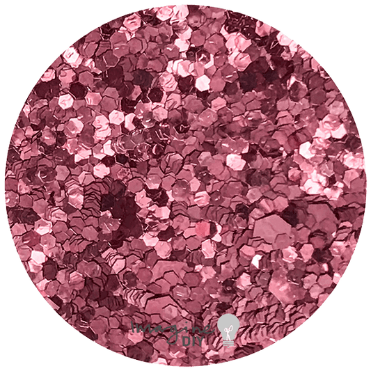 Sequin Glitter Paper - Rose Pink  ImagineDIY   