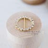 Small Round Buckles - Gold  ImagineDIY   