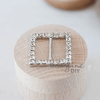 Square Crystal Buckle - 1.9 cm  ImagineDIY   