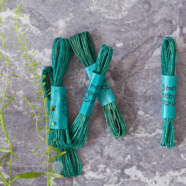 Hemp String 5 meter - Turquoise - Imagine DIY
