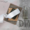 White Woven Hidden Arrow Ribbon  ImagineDIY 38mm 1 Meter 