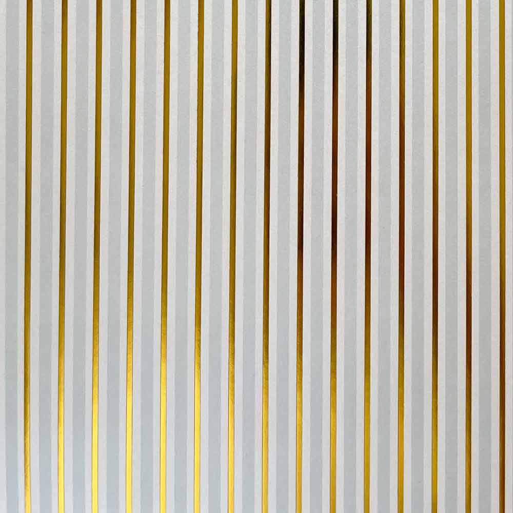 Cheltenham Stripes Ivory Lustre Gold Paper  ImagineDIY   
