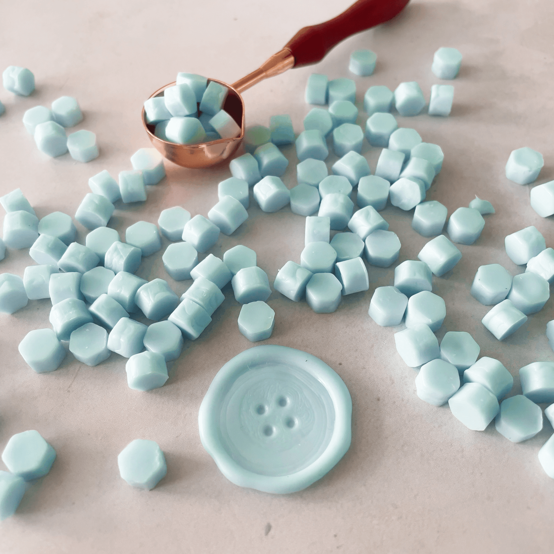 aquamarine-sealing-wax-beads