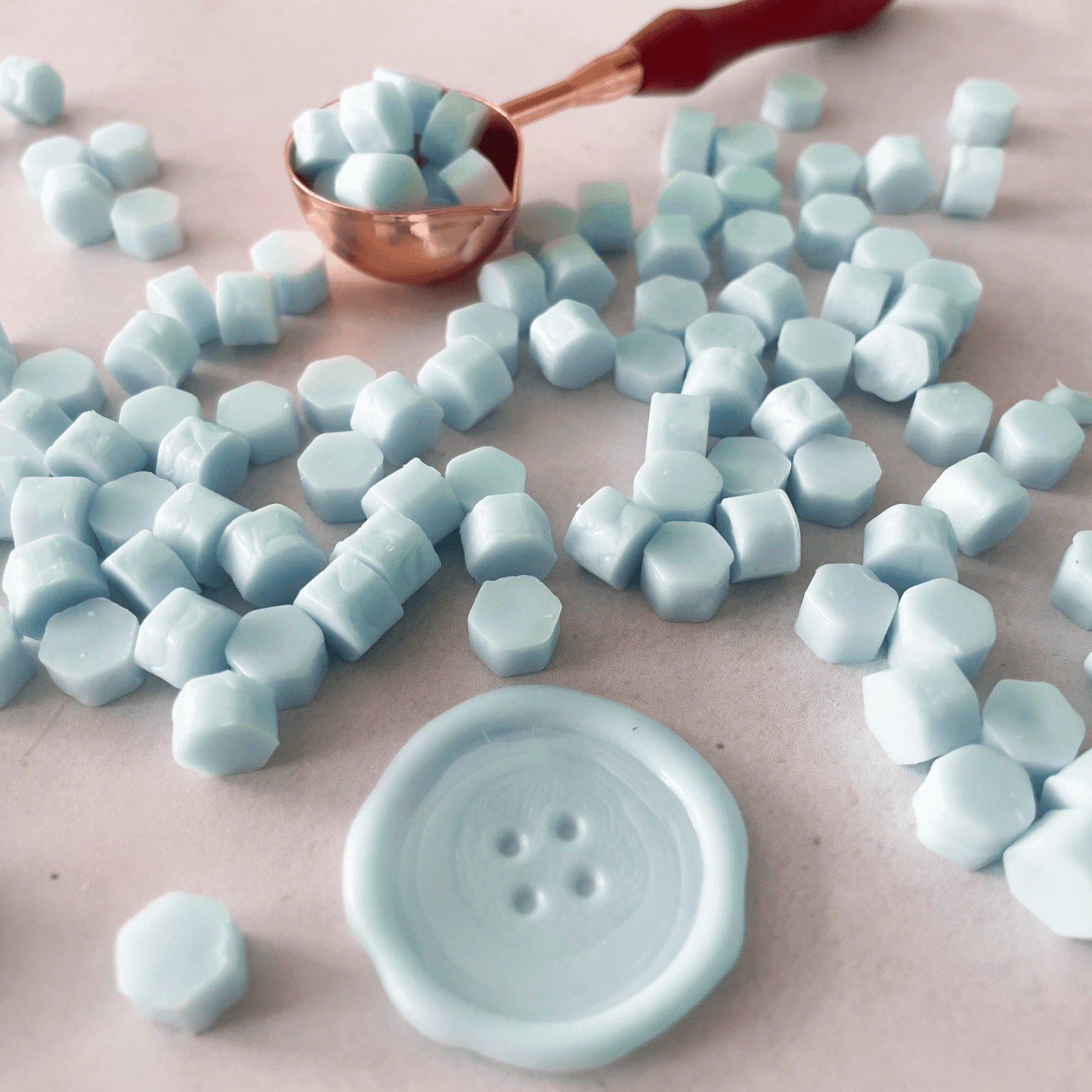 aquamarine-wax-beads-for-stamps