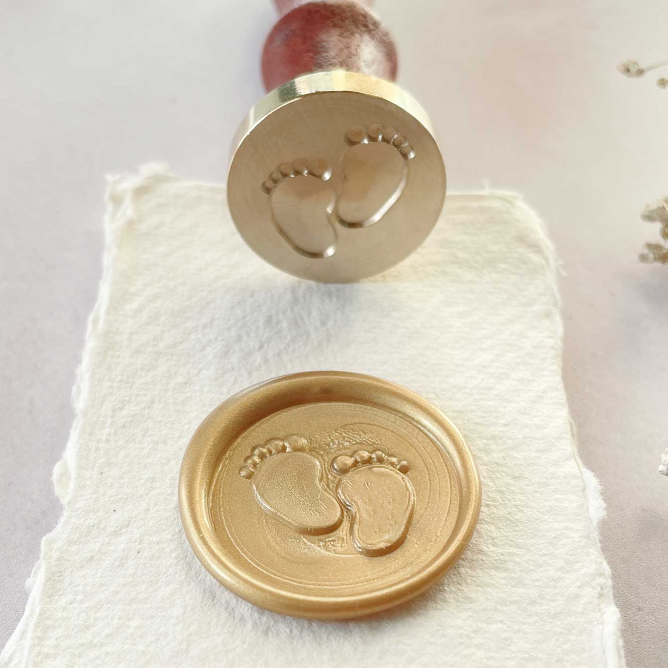 baby-footprint-wax-stamp-for-baby-shower-invitations