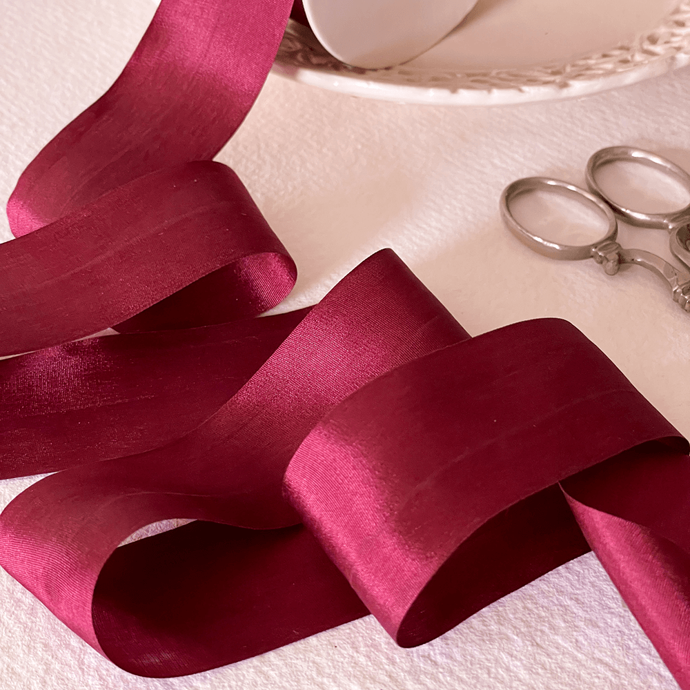 burgundy-habotai-silk-ribbon