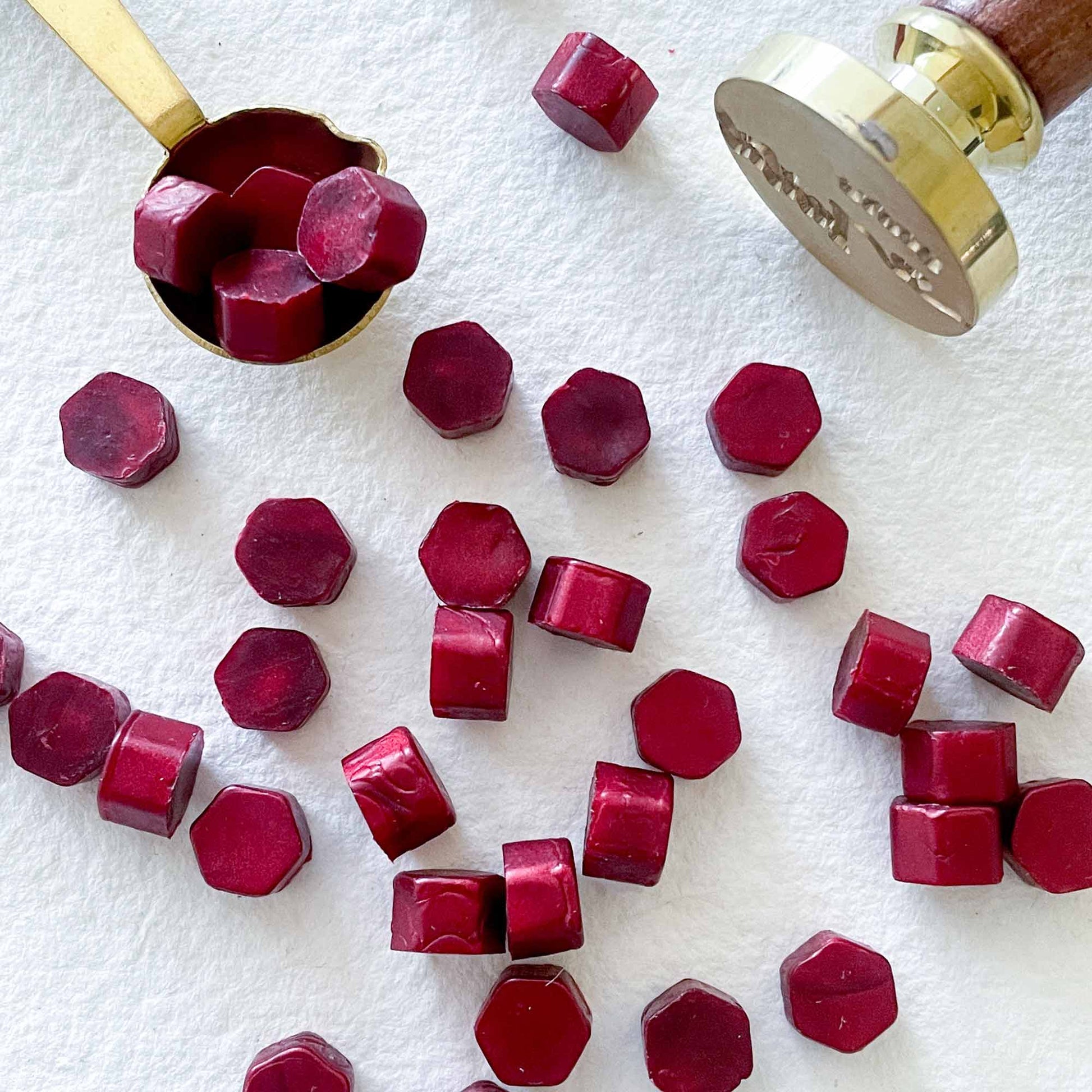 burgundy-wax-beads