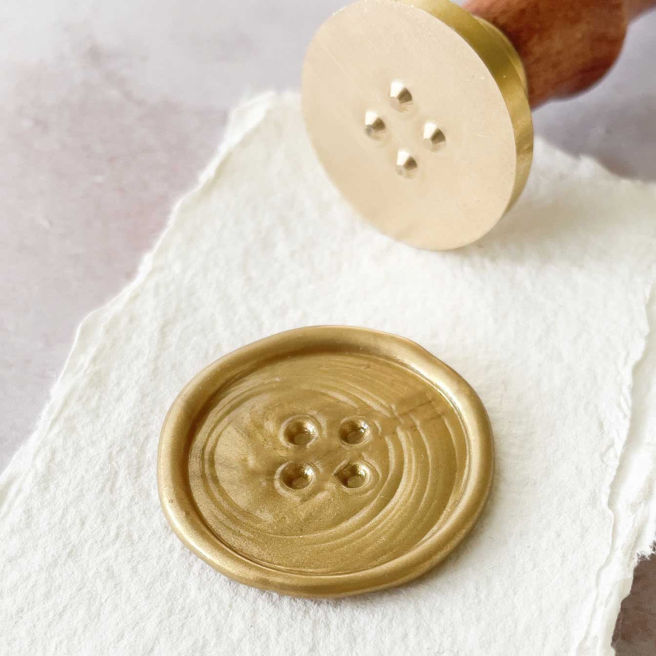 Cute as a Button - Wax Seal  ImagineDIY   