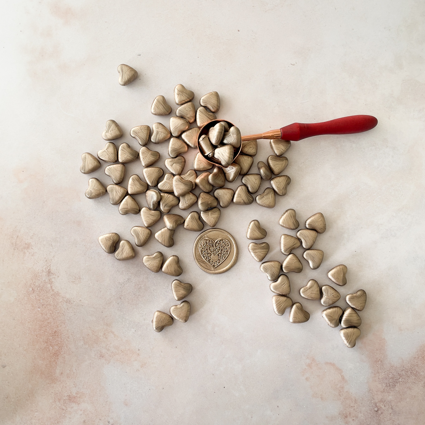 Sealing Wax BEADS - Champagne