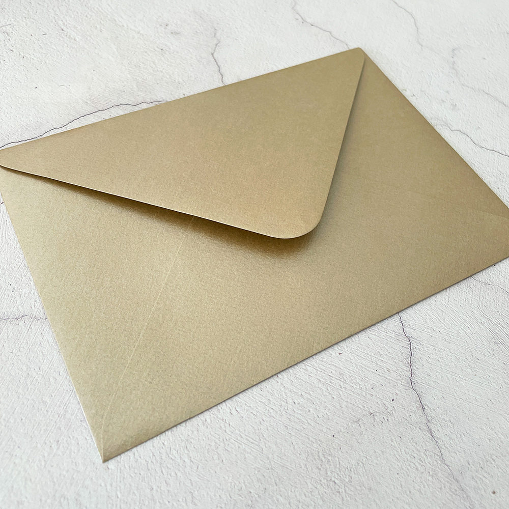 C6 Envelope - Pearlised Champagne  ImagineDIY   