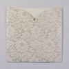 Chantilly Lace Wallet Invitation - with insert and envelope  ImagineDIY   