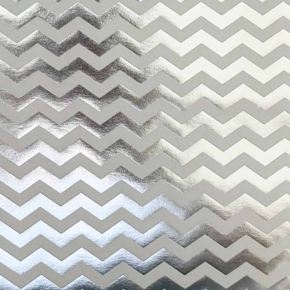 chevron-pattern-paper-with-silver-foil-pattern