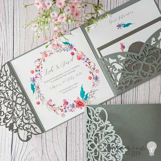 easy_diy_wedding_invitation_laser_cut_pocket_fold_wisteria