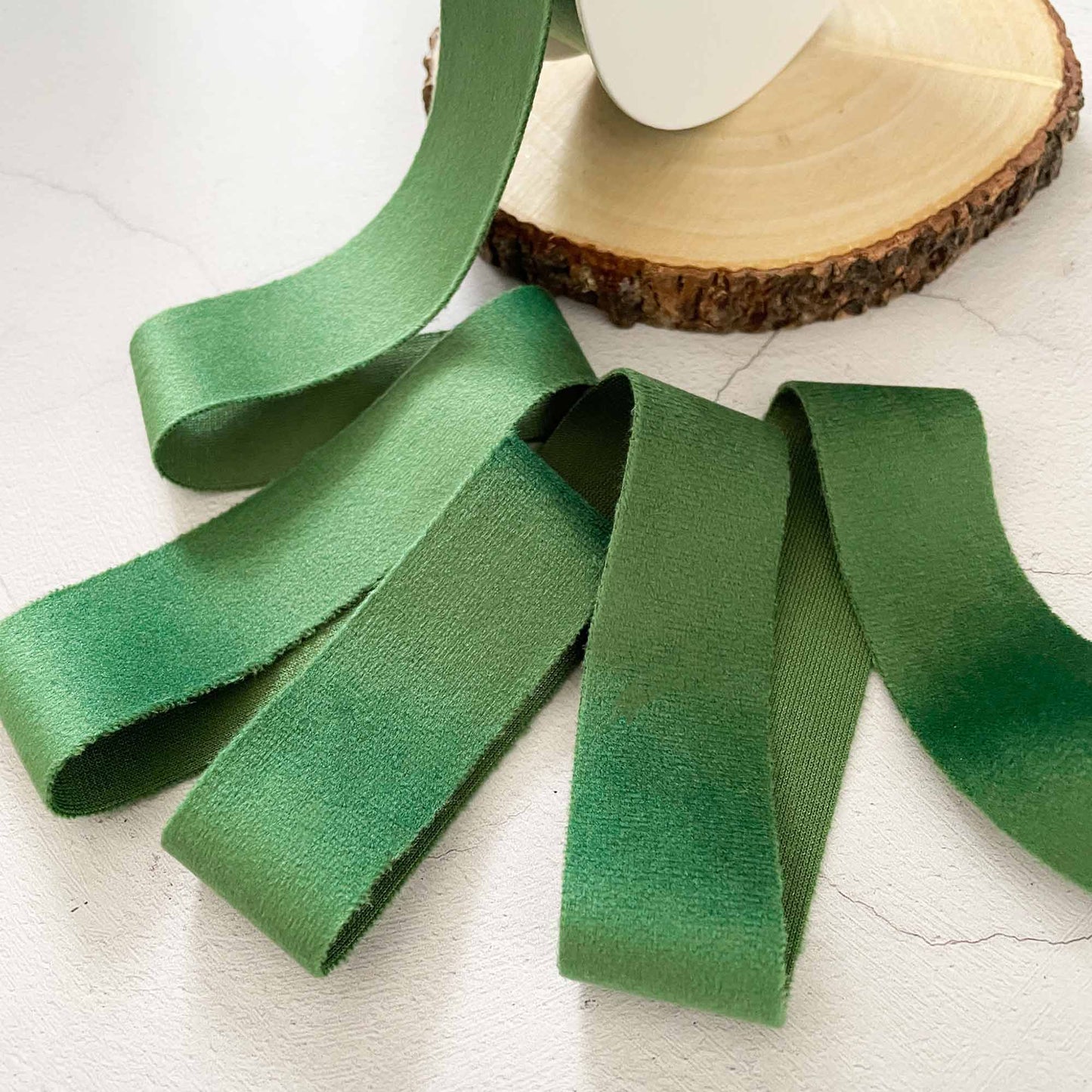 Deluxe Emerald Green Velvet Ribbon  ImagineDIY   