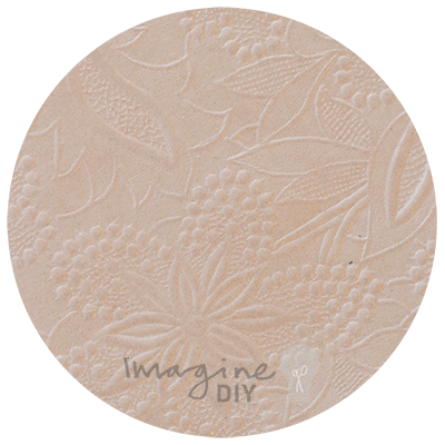 Floral Embossed Paper in Hint of Pink  ImagineDIY   
