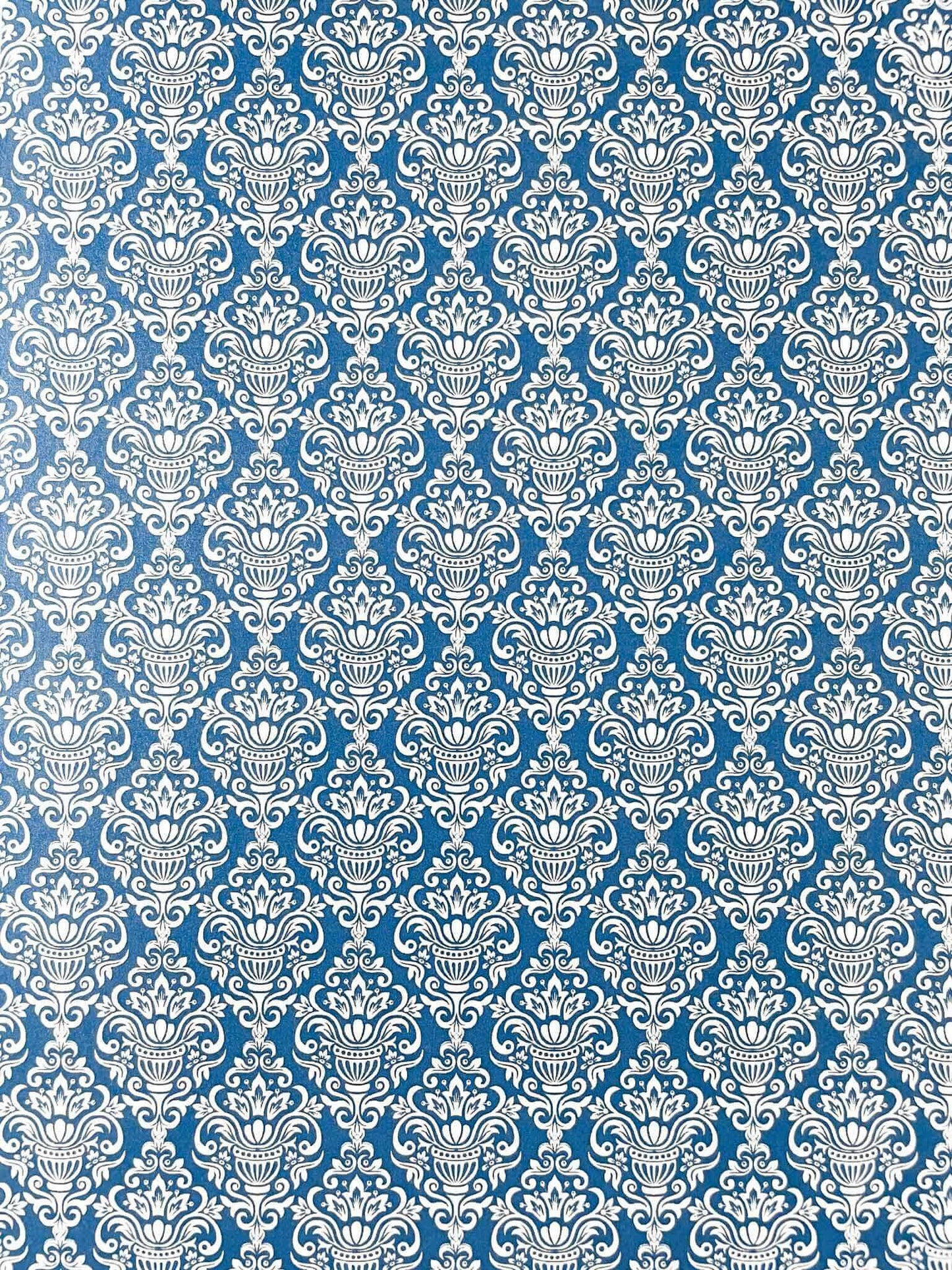 french-blue-damask-pattern-paper