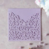 Lucy Laser Cut Invitation -  Lilac  ImagineDIY   