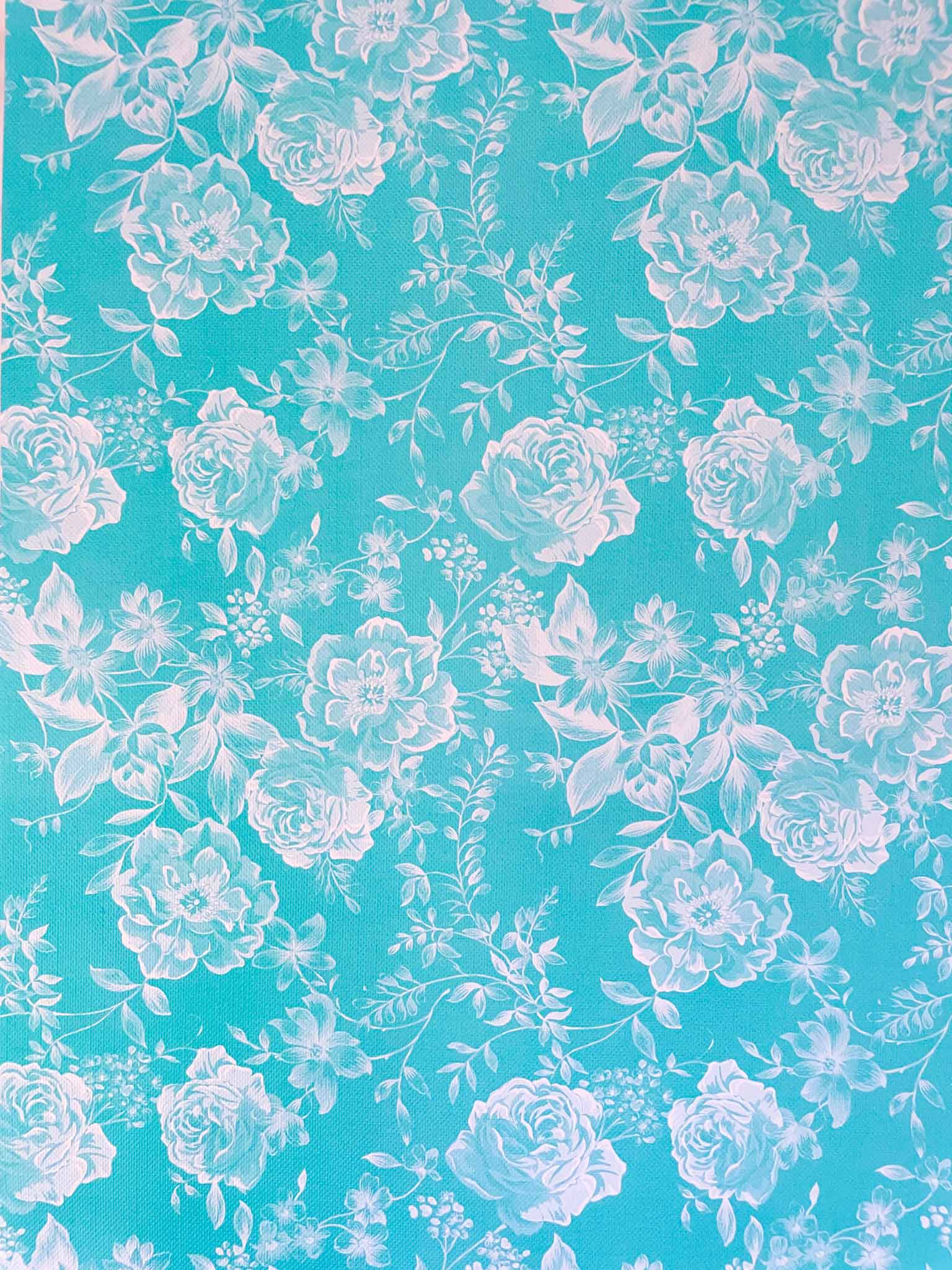 lois-laguna-turquoise-floral-decorative-paper