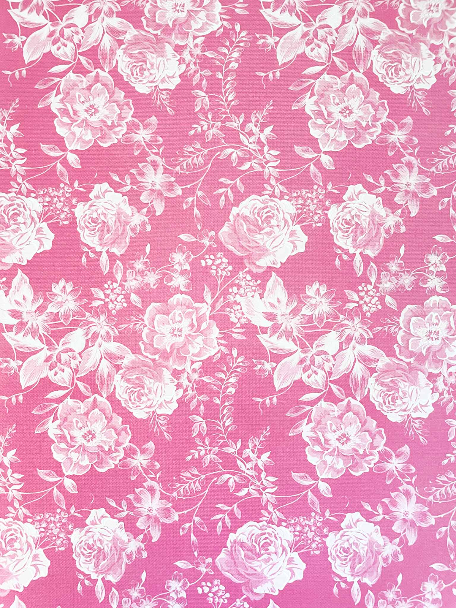 lois-raspberry-vintage-floral-craft-paper